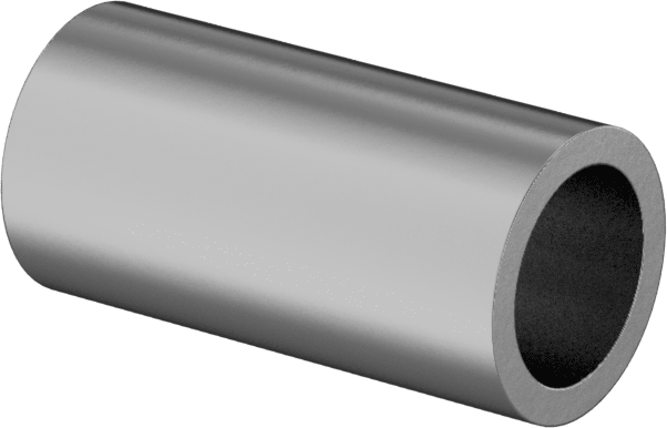 Yüksek Mukavemetli 932 Yatak Bronzu Kovanlı Rulman, 3/16“ Mil Çapı ve 1/4” Muhafaza İç Çapı için, 1/2" Uzunluk