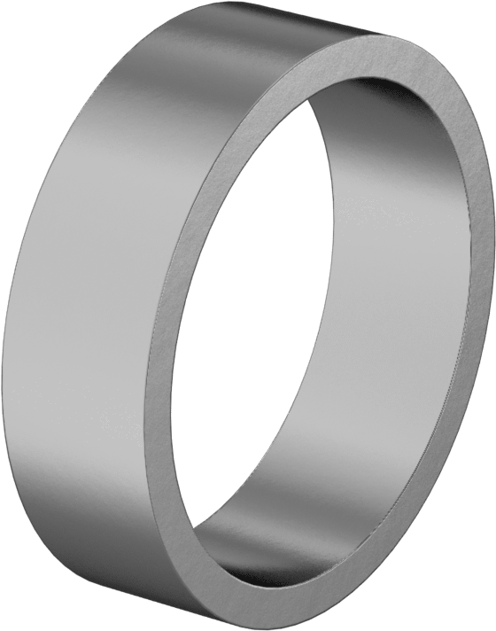 Yüksek Mukavemetli 932 Yatak Bronzu Kovanlı Rulman, 1-1/2“ Mil Çapı ve 1-3/4” Muhafaza İç Çapı için, 1/2" Uzunluk