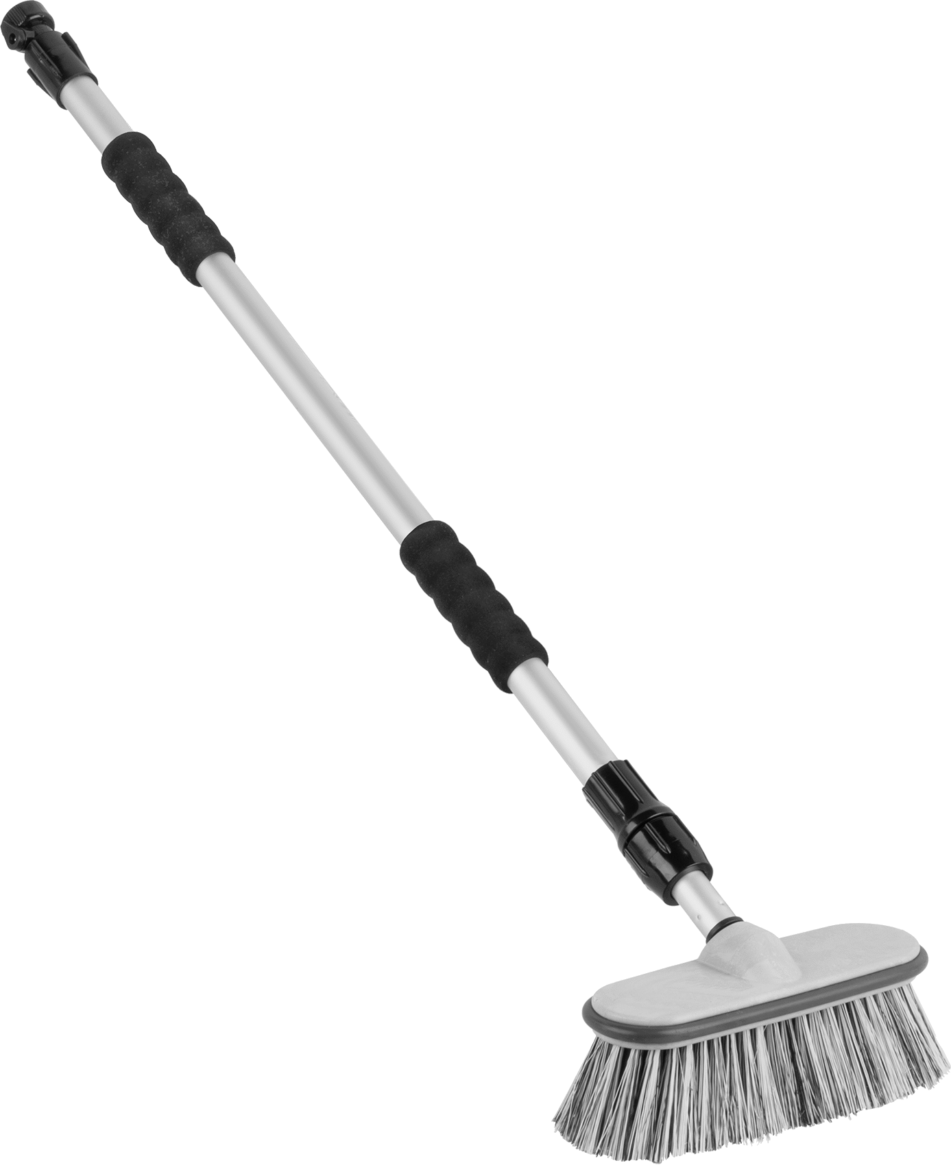 Yumuşak Kıllı Ovma Fırçası, 36“-60” Bahçe Hortumu Saplı Polistiren