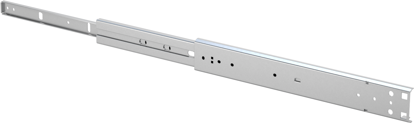 Kilitli Açık Çekmece Kılavuzları, 14" Kapalı Uzunluk