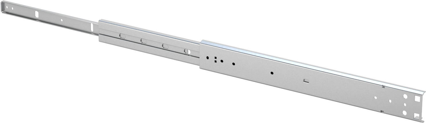 Kilitli Açık Çekmece Kılavuzları, 16" Kapalı Uzunluk