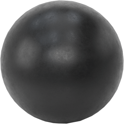 Hava Koşullarına Dayanıklı EPDM Kauçuk Top, 1/4" Çap