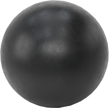 Hava Koşullarına Dayanıklı EPDM Kauçuk Top, 1/2" Çap