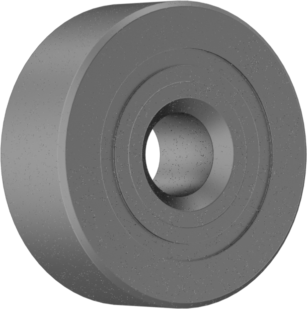 Çelik Bilyalı Rulman, Ekranlı, Ticaret No. 3001-2Z, 3/16" Mil Çapı için