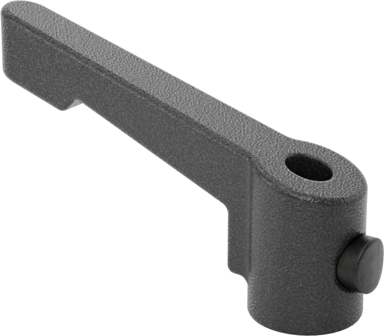 Naylon Hızlı Kelepçe Kolu, 3/8"-16 Diş Boyutu