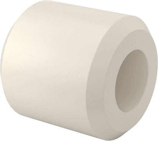 Kuru Çalışan Naylon Kovanlı Rulman, 1/8“ Mil Çapı ve 1/4” Muhafaza İç Çapı için, 1/4" Uzunluk