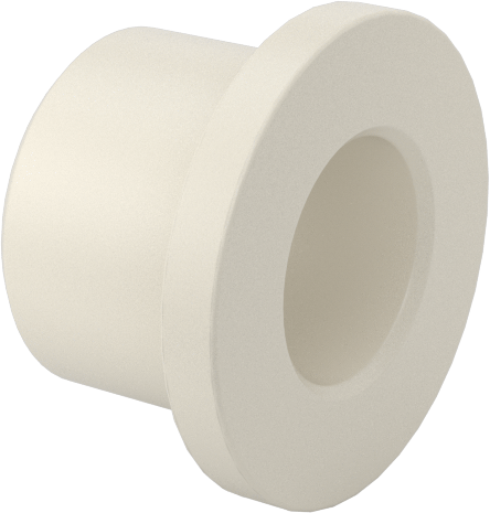 Kuru Çalışan Naylon Kovanlı Rulman, 1/4" Mil Çapı için, 5/16" Uzunluk, 1/2" Flanş Dış Çapı