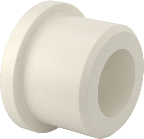Kuru Çalışan Naylon Kovanlı Rulman, 3/16" Mil Çapı için, 1/4" Uzunluk, 3/8" Flanş Dış Çapı