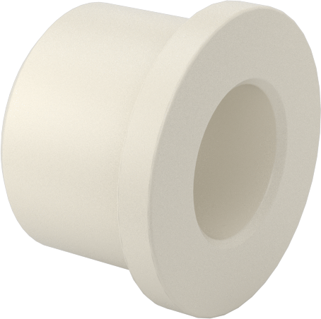 Kuru Çalışan Naylon Kovanlı Rulman, 3/16" Mil Çapı için, 1/4" Uzunluk, 3/8" Flanş Dış Çapı