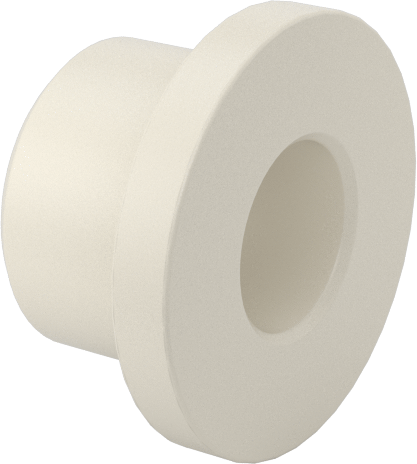 Kuru Çalışan Naylon Kovanlı Rulman, 3/16" Mil Çapı için, 1/4" Uzunluk, 7/16" Flanş Dış Çapı
