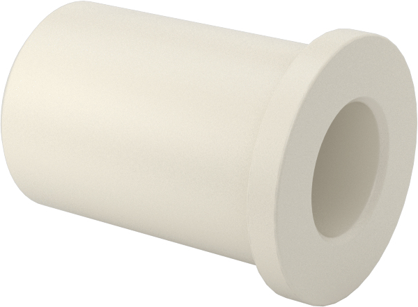 Kuru Çalışan Naylon Kovanlı Rulman, 3/16" Mil Çapı için, 1/2" Uzunluk, 3/8" Flanş Dış Çapı