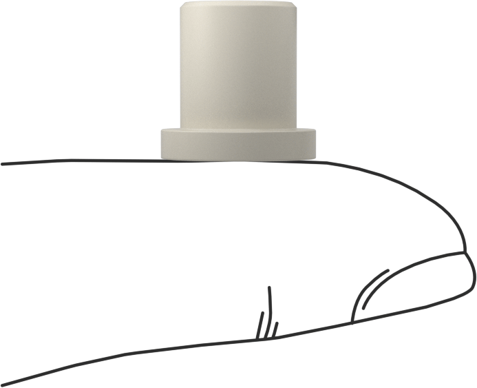 Kuru Çalışan Naylon Kovanlı Rulman, 1/4" Mil Çapı için, 1/2" Uzunluk, 1/2“ Dış Çap x 3/32” Kalınlık Flanş
