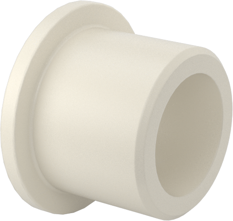 Kuru Çalışan Naylon Kovanlı Rulman, Flanşlı, 5/16“ Mil Çapı ve 7/16” Muhafaza İç Çapı için, 3/8" Uzunluk