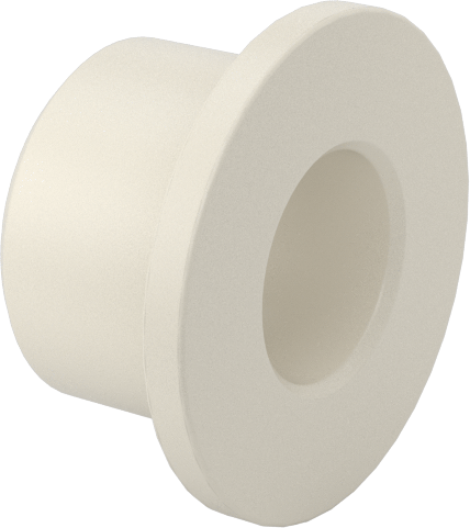 Kuru Çalışan Naylon Kovanlı Rulman, Flanşlı, 5/16“ Mil Çapı ve 1/2” Muhafaza İç Çapı için, 3/8" Uzunluk