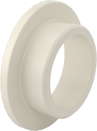 Kuru Çalışan Naylon Kovanlı Rulman, 1/2" Mil Çapı için, 1/4" Uzunluk, 7/8“ Dış Çap x 1/16” Kalınlık Flanş