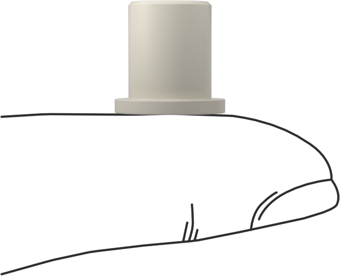 Kuru Çalışan Naylon Kovanlı Rulman, 1/4" Mil Çapı için, 1/2" Uzunluk, 1/2“ Dış Çap x 1/16” Kalınlık Flanş