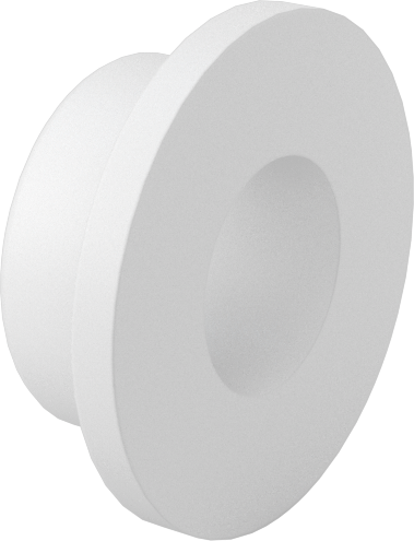 Kuru Çalışan Naylon Kovanlı Rulman, Flanşlı, 5/16“ Mil Çapı ve 1/2” Muhafaza İç Çapı için, 1/4" Uzunluk