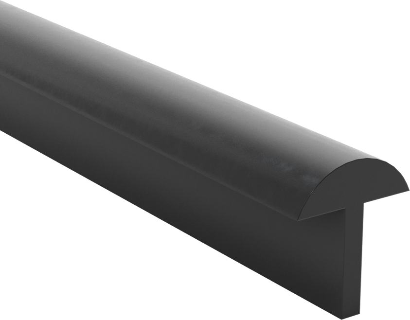 Kanal Montajlı T-Conta, 3/4" Genişlik, 7/8" Yükseklik, 25 Fit Uzunluk