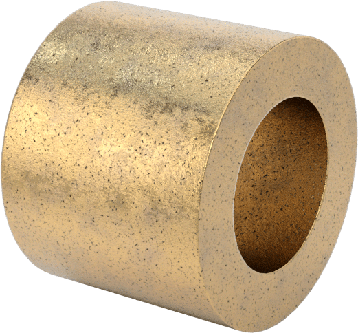 Yağ Emdirilmiş 841 Bronz Kovanlı Yatak, 3/16“ Mil Çapı ve 5/16” Muhafaza İç Çapı için, 1/4" Uzunluk