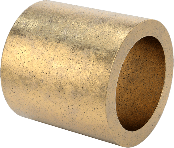 Yağ Emdirilmiş 841 Bronz Kovanlı Yatak, 3/16“ Mil Çapı ve 1/4” Muhafaza İç Çapı için, 1/4" Uzunluk