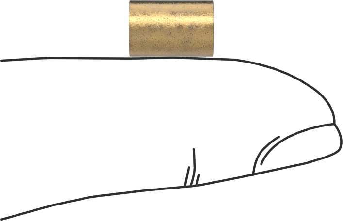 Yağ Emdirilmiş 841 Bronz Kovanlı Yatak, 3/16“ Mil Çapı ve 1/4” Muhafaza İç Çapı için, 3/8" Uzunluk