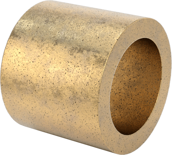 Yağ Emdirilmiş 841 Bronz Kovanlı Yatak, 5/16“ Mil Çapı ve 7/16” Muhafaza İç Çapı için, 3/8" Uzunluk