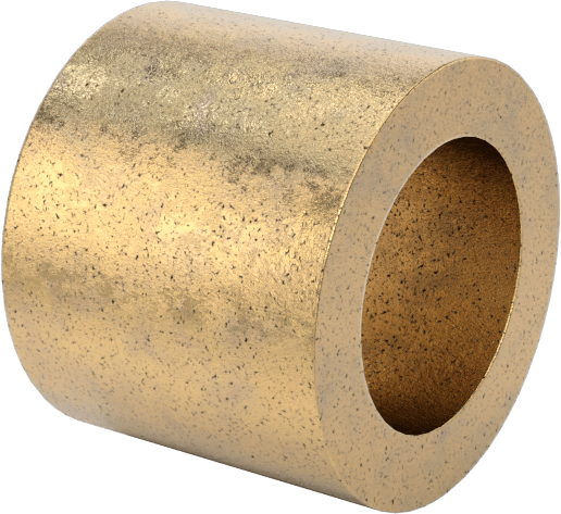 Yağ Emdirilmiş 841 Bronz Kovanlı Yatak, 1/8“ şaft çapı ve 3/16” gövde iç çapı için, 5/32" Uzunluk