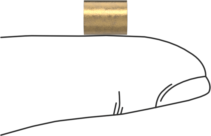 Yağ Emdirilmiş 841 Bronz Kovanlı Yatak, 3/16“ Mil Çapı ve 1/4” Muhafaza İç Çapı için, 5/16" Uzunluk