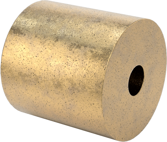 Yağ Emdirilmiş 841 Bronz Kovanlı Yatak, 1/16" Mil Çapı için