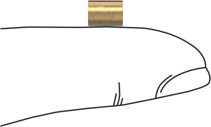 Yağ Emdirilmiş 841 Bronz Kovanlı Yatak, 1/8" Mil Çapı için, 3/16" Muhafaza İç Çapı için, 1/4" Uzunluk