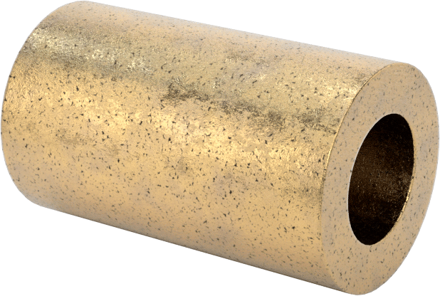 Yağ Emdirilmiş 841 Bronz Kovanlı Yatak, 1/8" Mil Çapı için, 7/32" gövde iç çapı için, 3/8" Uzunluk