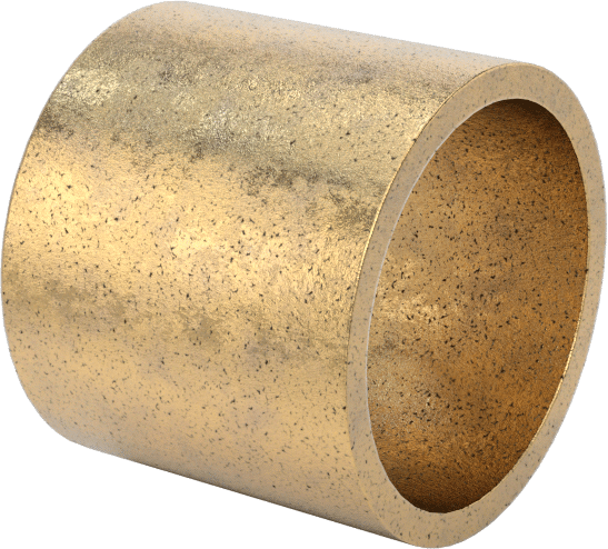 Yağ Emdirilmiş 841 Bronz Kovanlı Yatak, 3/8" Mil Çapı, 7/16" Muhafaza İç Çapı için, 3/8" Uzunluk