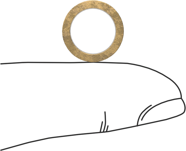 Yağ Emdirilmiş 841 Bronz Kovanlı Yatak, 3/8" Mil Çapı, 1/2" Muhafaza İç Çapı için, 3/16" Uzunluk