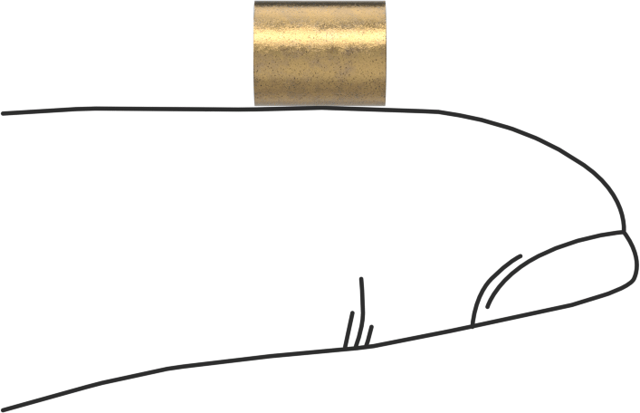 Yağ Emdirilmiş 841 Bronz Kovanlı Yatak, 5/32" Mil Çapı için, 1/4" Muhafaza İç Çapı için, 5/16" Uzunluk