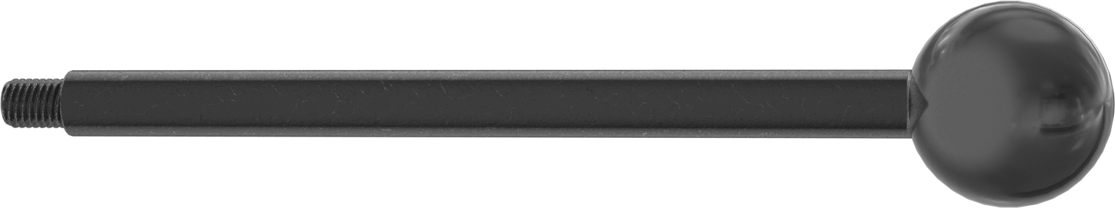 Top Düğmeli Kol Tutamağı, M12 x 1,75 mm Diş