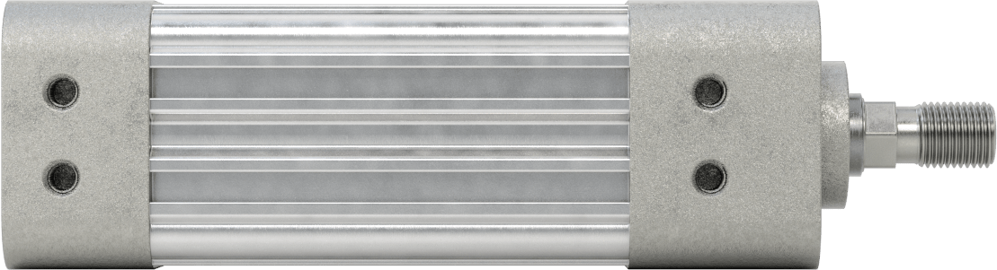 Kapalı Gövdeli NFPA Hava Silindiri, 1-1/2" Delik Çapı, 2" Strok Uzunluğu