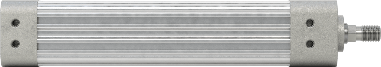Kapalı Gövdeli NFPA Hava Silindiri, 1-1/2" Delik Çapı, 6" Strok Uzunluğu