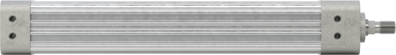 Kapalı Gövdeli NFPA Hava Silindiri, 1-1/2" Delik Çapı, 9" Strok Uzunluğu