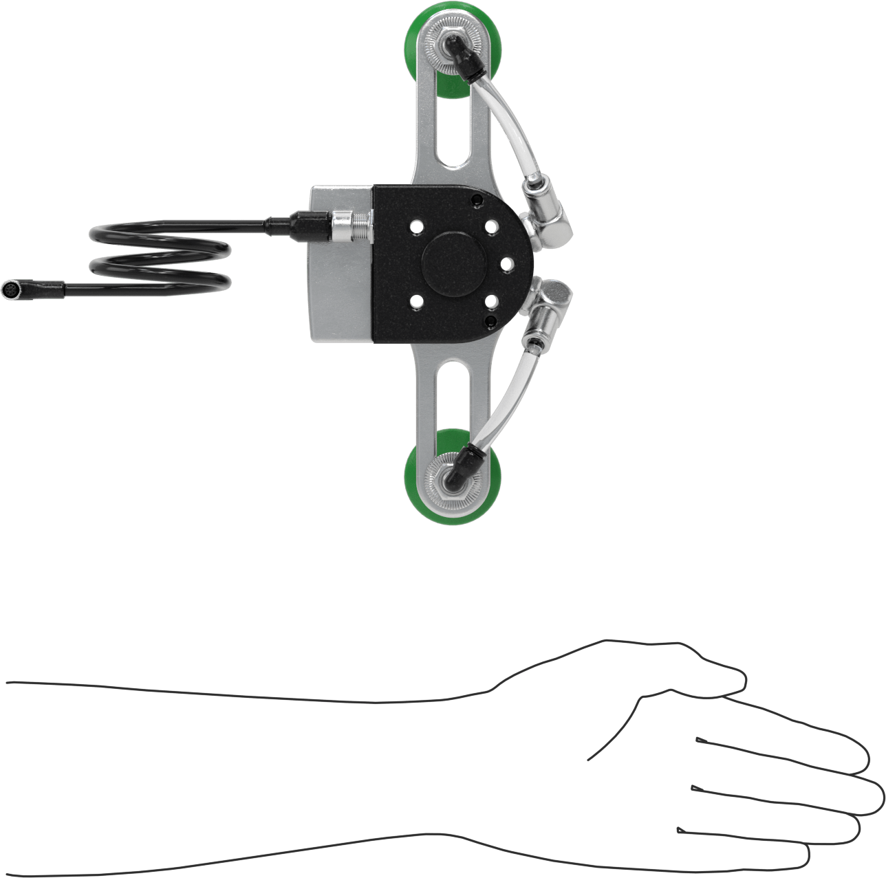 Robot Hazır Vakum Kaldırıcı, Universal Robots Robot Kolu için, 2 Bardak