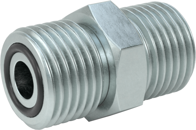 O-Ring Yüz Contalı Bağlantı Parçası, 3/8" Dış Çaplı Çelik Boru için Konektör