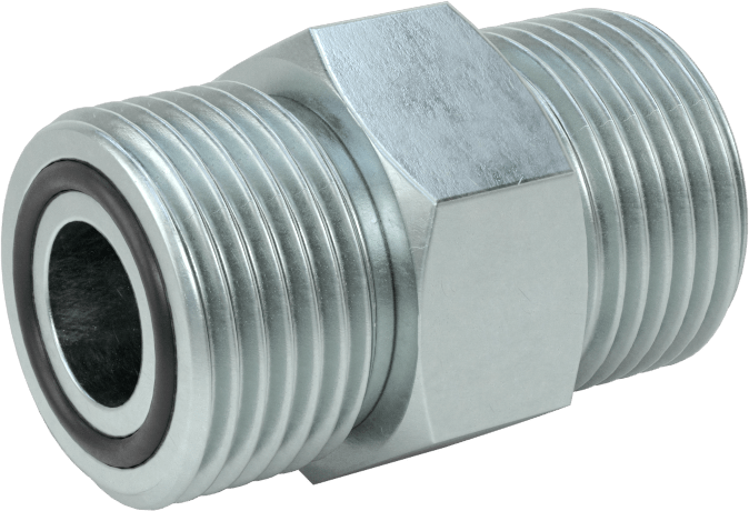 O-Ring Yüz Contalı Bağlantı Parçası, 1/2 inç Dış Çaplı Çelik Boru için Konektör