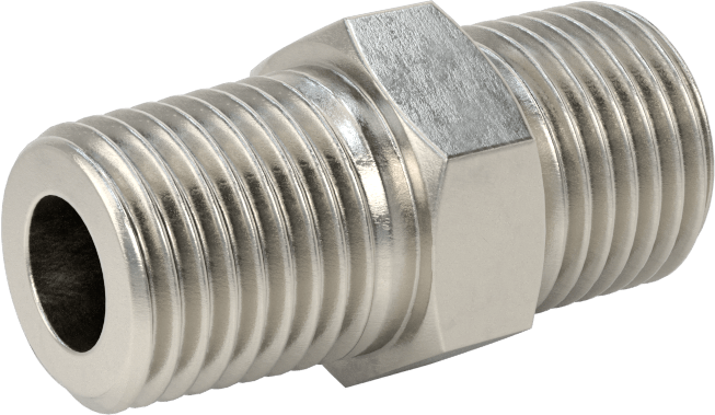 O-Ring Yüz Contalı Bağlantı Parçası, 1/4" Dış Çaplı Çelik Boru x 1/4 NPTF Erkek Adaptörü