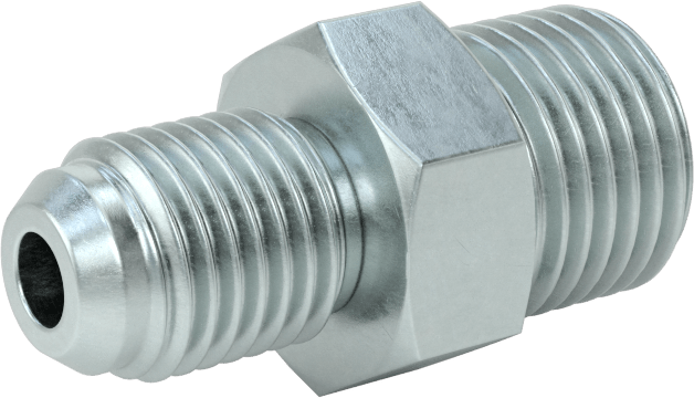 O-Ring Yüz Contalı Bağlantı Parçası, Adaptör, 1/4" Dış Çap Erkek 37 Derece Genişletilmiş Çelik Boru için