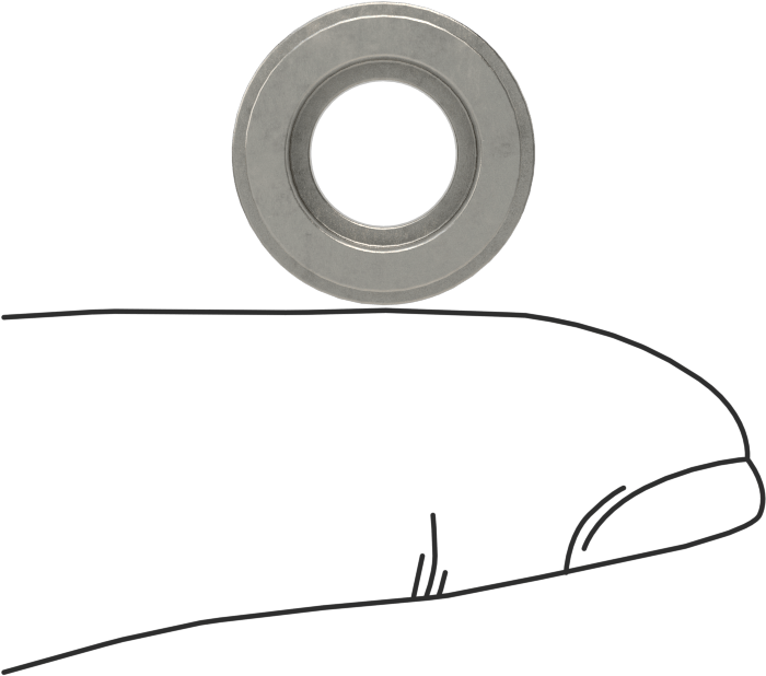 O-Ring Yüz Contalı Bağlantı Parçası, 3/8" Paslanmaz Çelik Boru Dış Çapı için Boru Adaptörü
