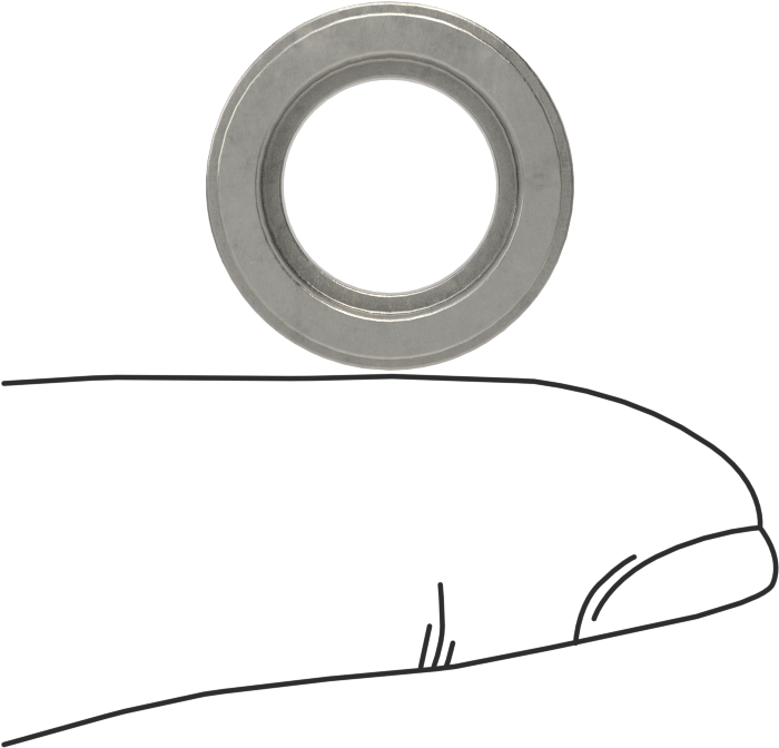 O-Ring Yüz Contalı Bağlantı Parçası, 1/2" Paslanmaz Çelik Boru Dış Çapı için Boru Adaptörü