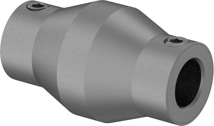 Esnek Mil Kesme Kaplini, 1/2“ x 1/2” Mil Çapı için, 10 inç-lb Maksimum Tork