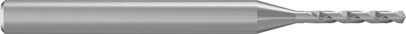 Genişletilmiş Şaftlı Karbür Matkap Ucu, TiN Kaplamalı, 3/64" Boyut