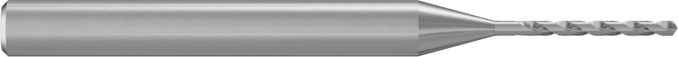 Genişletilmiş Şaftlı Karbür Matkap Ucu, TiN Kaplamalı, 0,85 mm Boyut