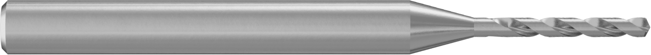 Genişletilmiş Şaftlı Karbür Matkap Ucu, TiN Kaplamalı, 1,15 mm Boyut
