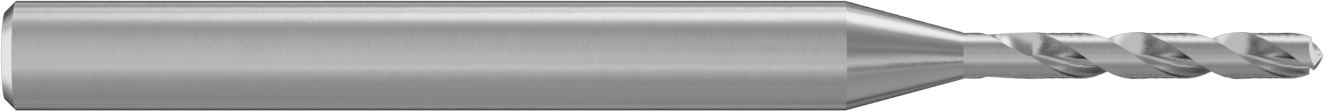 Genişletilmiş Şaftlı Karbür Matkap Ucu, TiN Kaplamalı, 1,35 mm Boyut